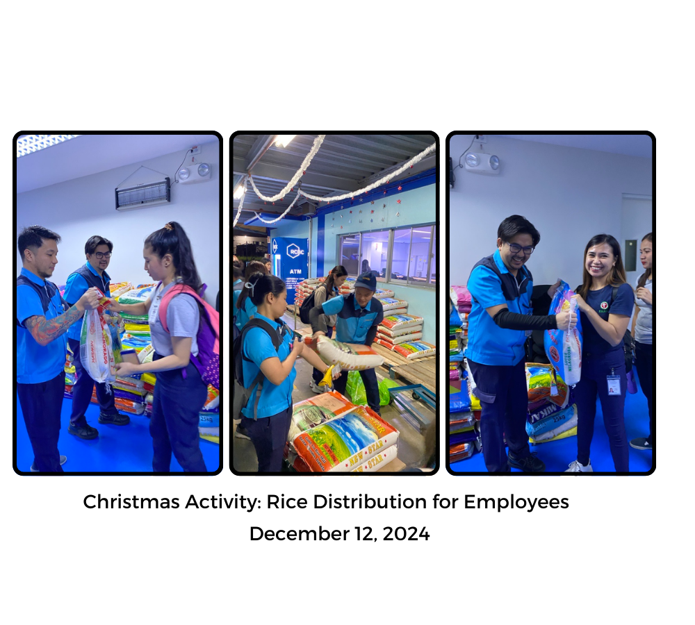 Christmas Activity: Rice Distribution for Employees